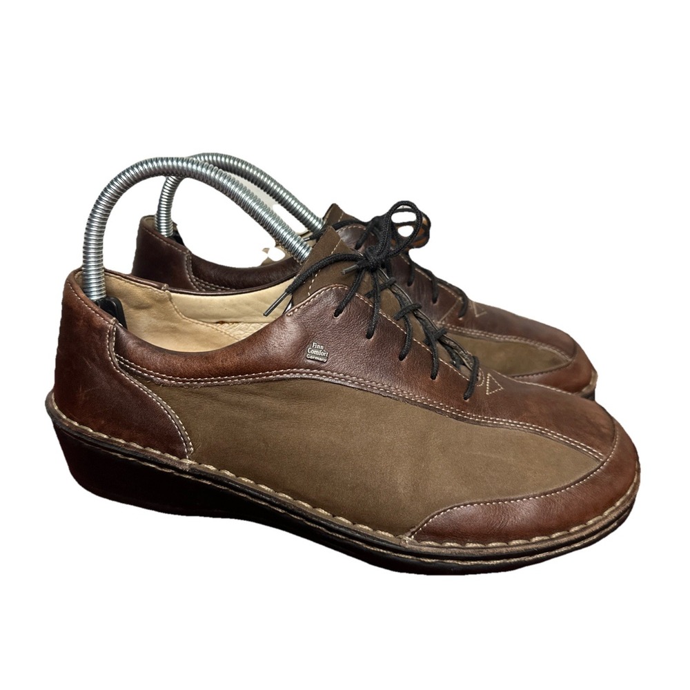 Womens Germany's Finn Comfort Hanoi Brown $324 Retail‎ Size US 9/40 D